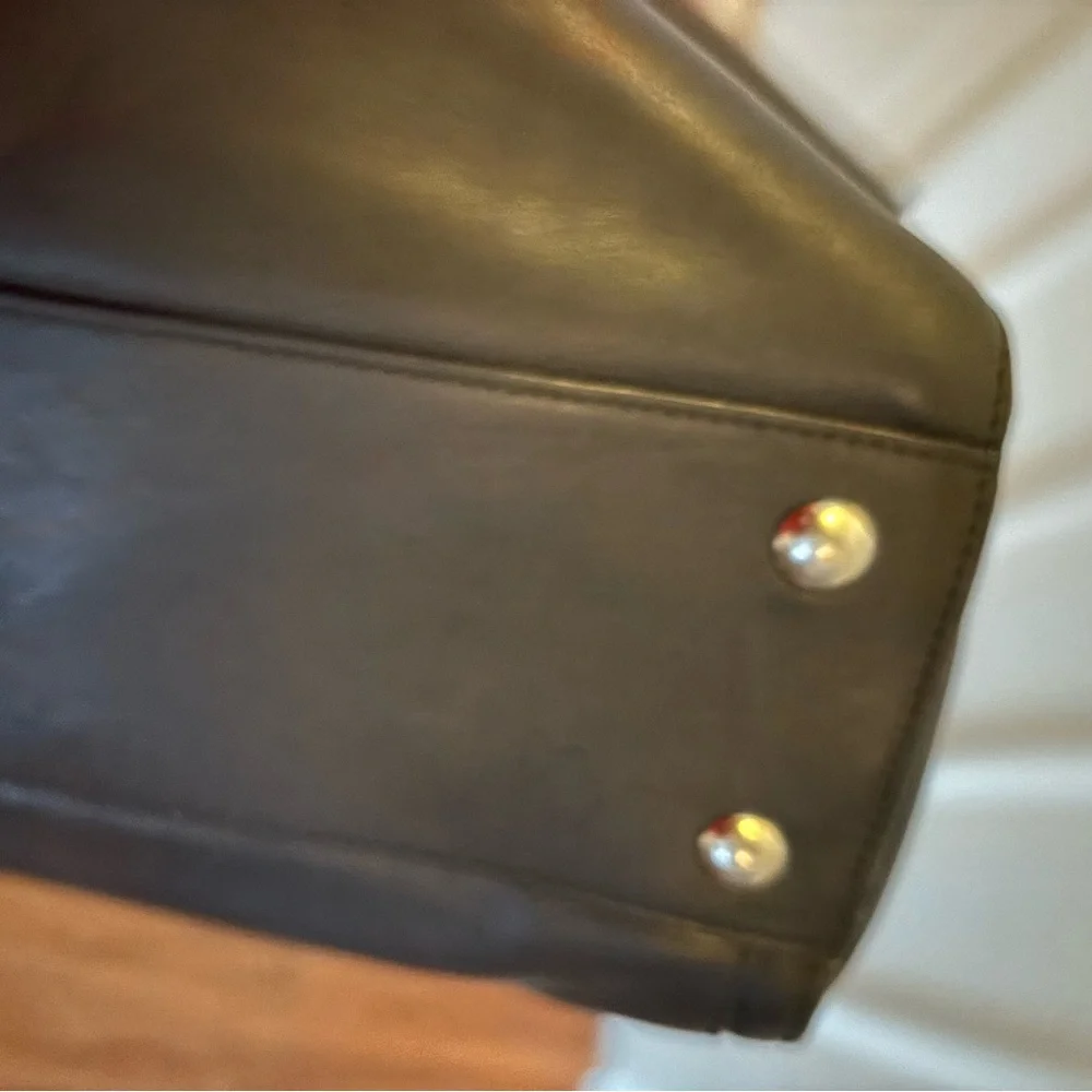 Coach Legacy C1376-25359 Black Leather Chelsea Turn Lock Carryall Satchel EUC - Picture 7 of 13